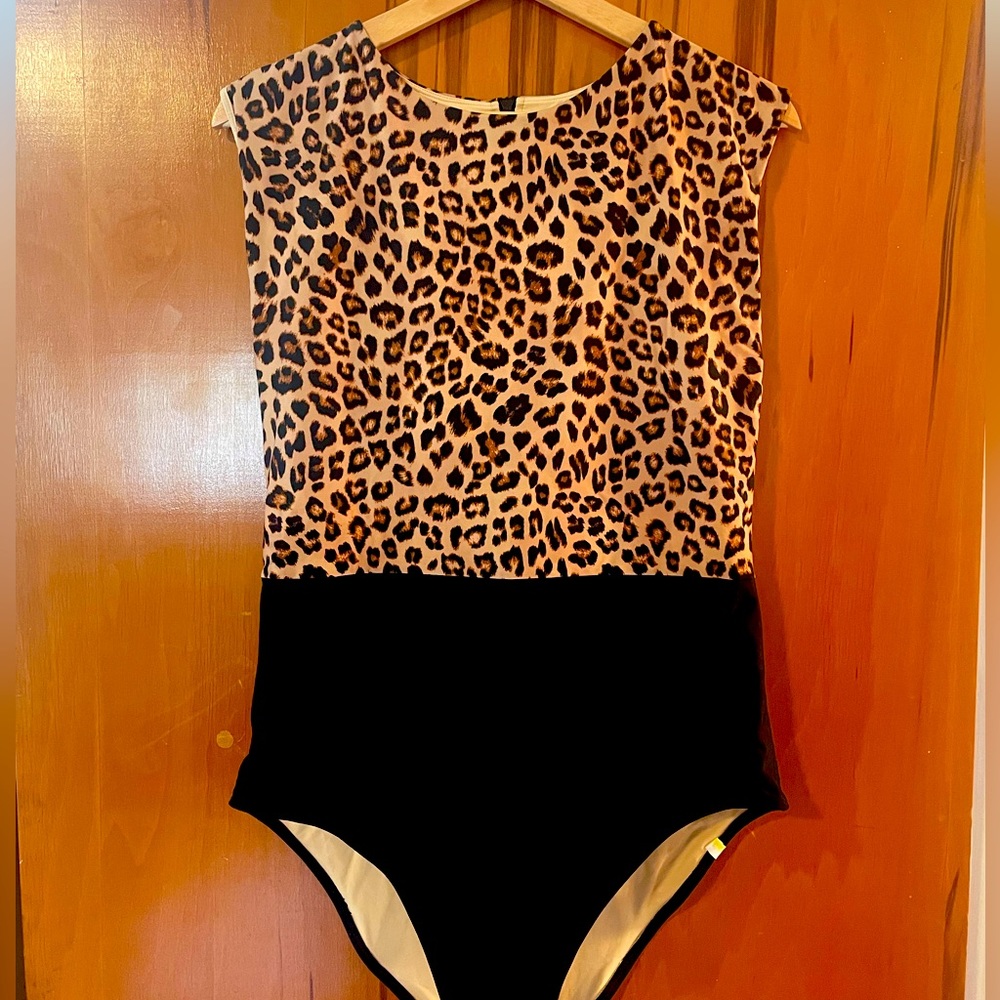Summersalt “The Surf” Leopard Print Bathing Suit